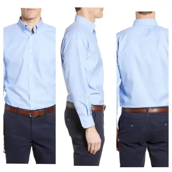 Nordstrom Traditional Fit Pinpoint Dress Shirt - Picture 1 of 11